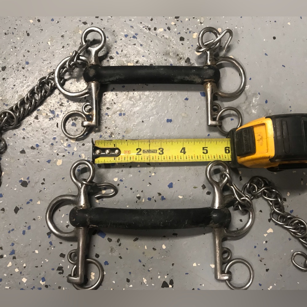 Rubber Pelham bits